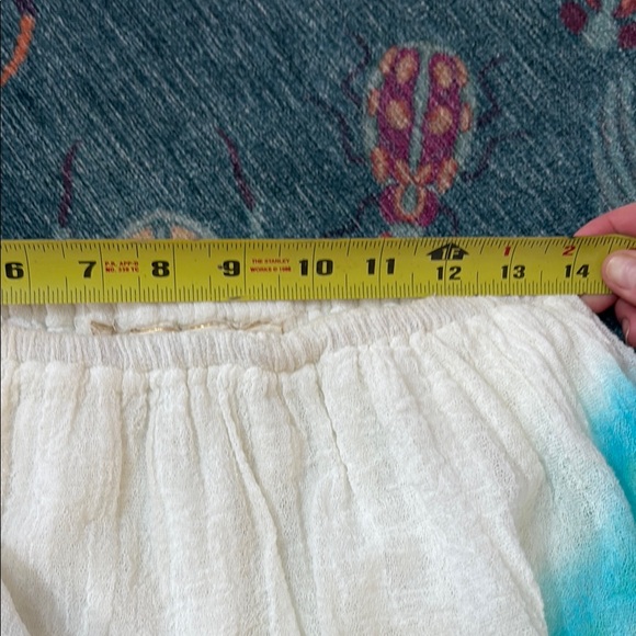 Htf Jen’s Pirate Booty cotton gauze tie dye mini tunic dress S - Picture 7 of 9